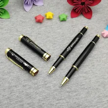 Подарочная ручка для CEO geat качество роллербол ручка 50 г/шт. с золотым зажимом и Золотой Топ на заказ бесплатно с вашим текстовый логотип/Электронная почта/телефон