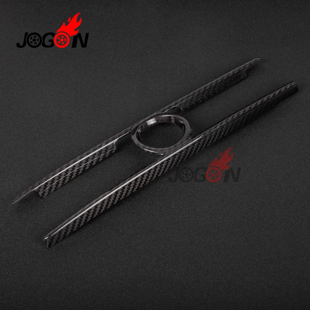 Для Lexus RC200 300 350 RC F SPORT- Автомобильный Интерьер Передняя приборная панель Кондиционер AC Vent Outlet крышка отделка из настоящего углерода