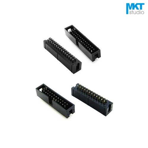 100 шт. прямые контакты 2 54 мм Шаг DC3 штекер IDC разъем ISP JTAG Header покрытый 26P 30P 34P |