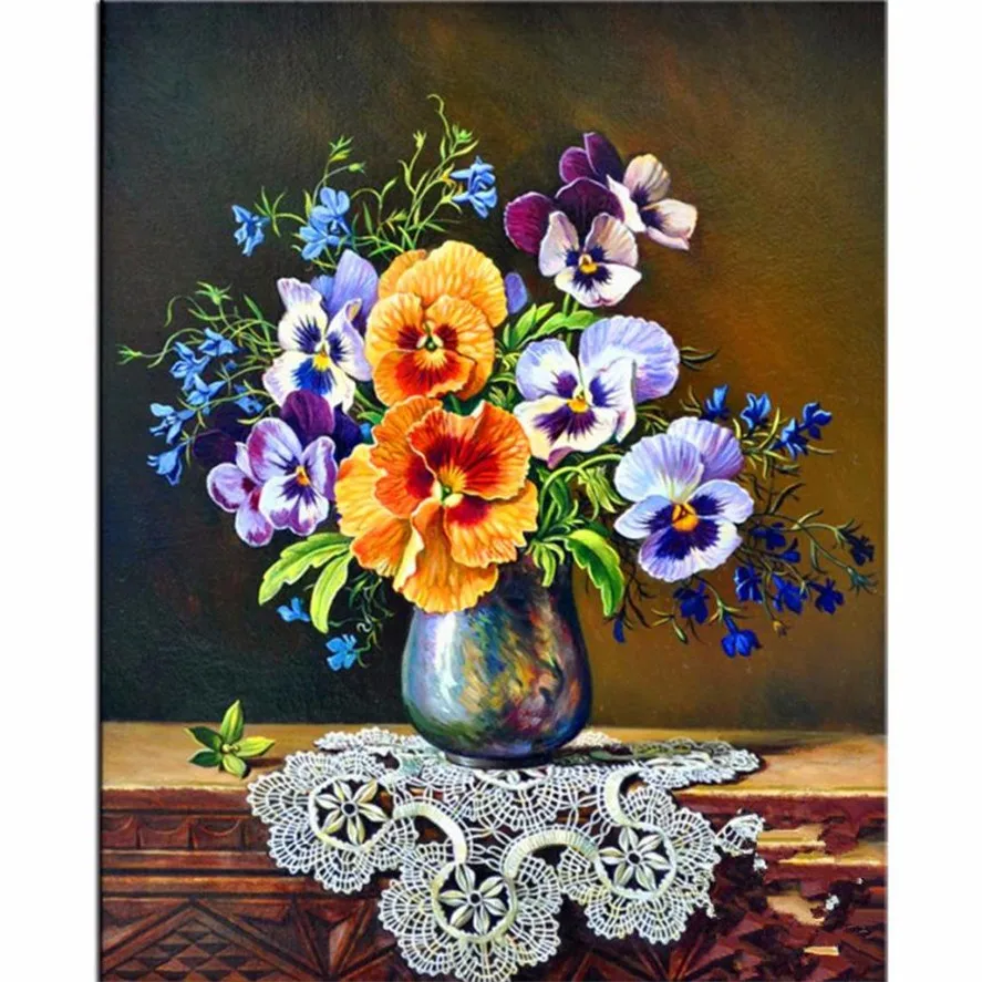 Buy New Embroidery Paintings 1Set 5D DIY diamond