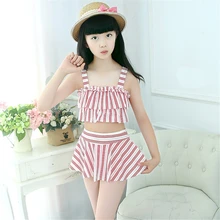 Новинка года; детский купальник для девочки; купальный костюм из двух предметов для маленьких девочек; детский купальник с бикини