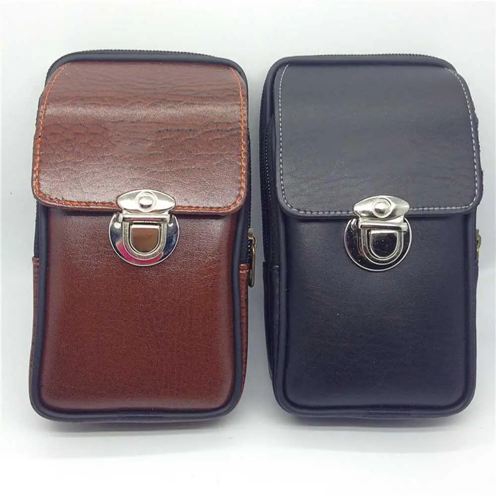

Waterproof Flap Lock Men Waist Bag Phone Card Holder Bum Belt Fanny Pack