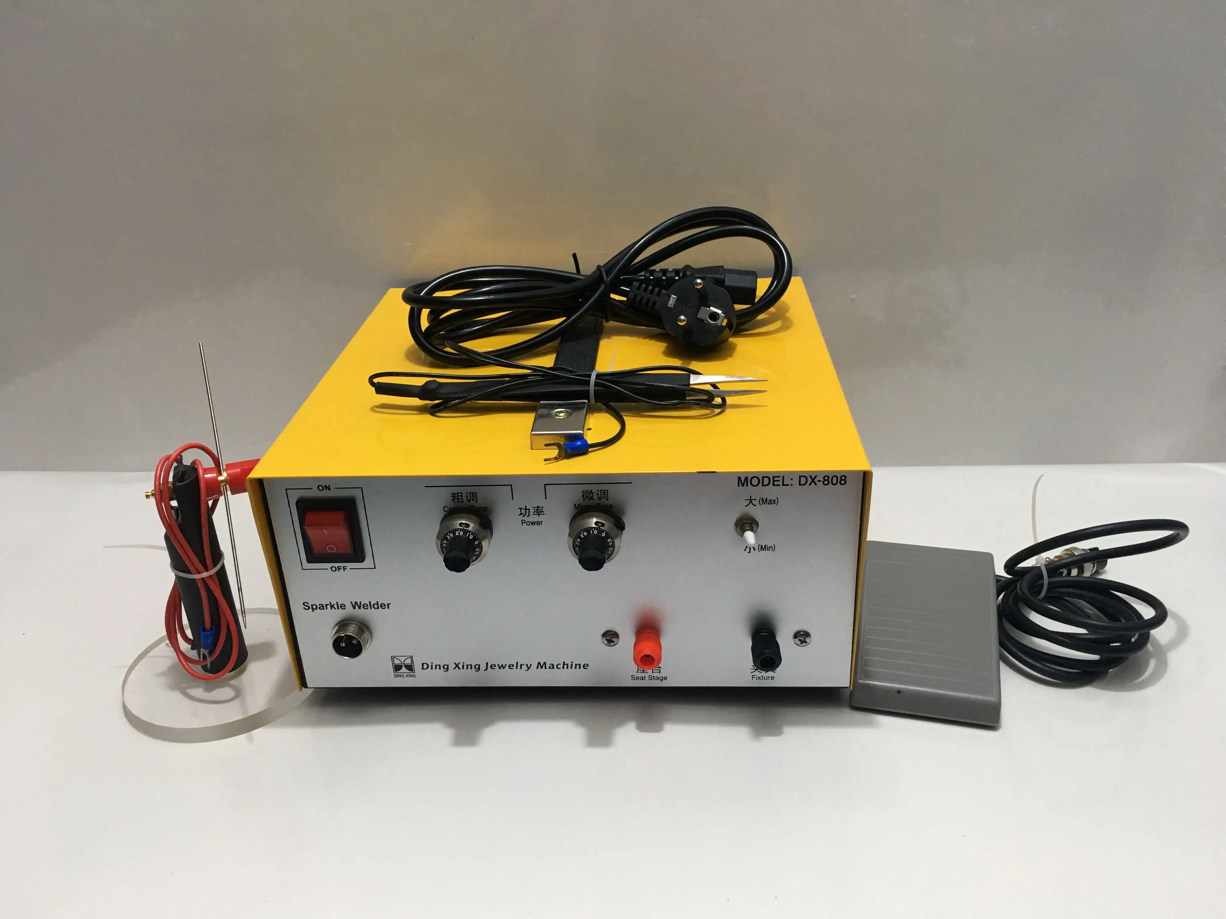 Jewelry Spot Welding Machine 80A 110V Spot Welder with Foot Pedal Welding Accessories and Tools for Gold Silver Platinum Jewelry Jewelry Spot Welding Machine 80A 110V Spot Welder with Foot Pedal Welding Accessories and Tools for Gold Silver Platinum Jewelry