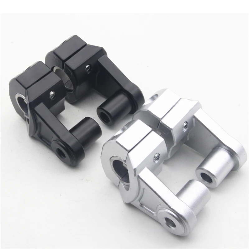 

RPMMOTOR Universal 2 Inch Motorcycle Handlebar Riser For 7/8" 22mm and 1-1/8" 28mm fat handleBar Clamp for Suzuki Honda Kawasaki
