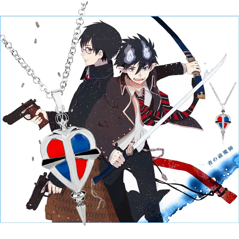 Аниме Blue Exorcist Знак Ожерелье косплей ювелирные изделия кулон ожерелье для мужчин