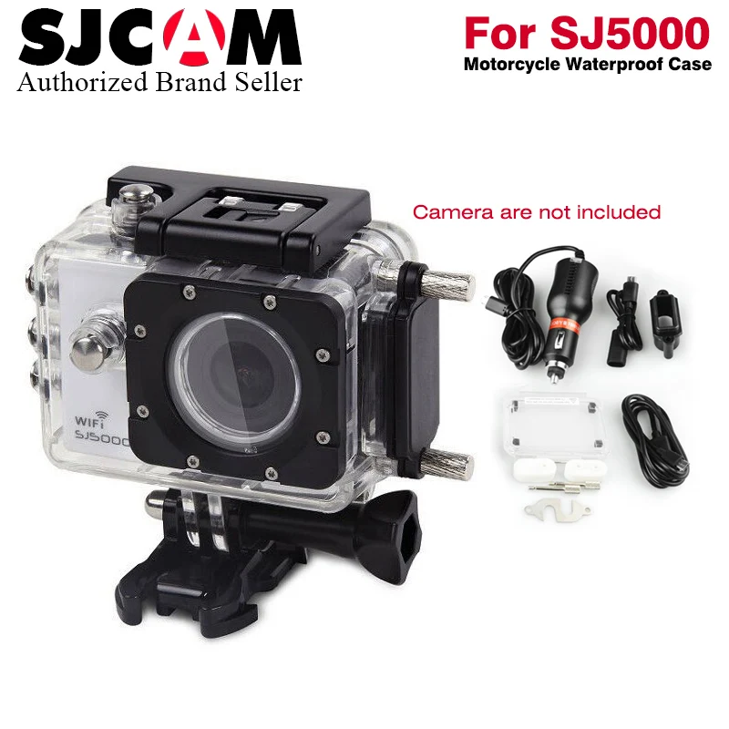 SJCAM мотоциклетный водонепроницаемый чехол для SJ5000/SJ4000 Серии Cam зарядный корпус для sj cam SJ5000X Elite аксессуары для экшн-камеры - Цвет: For Sj5000  Series