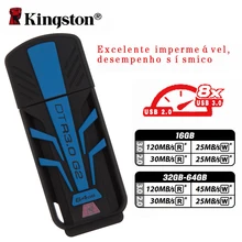 Kingston 64gb USB 3.0 Pen Drives Waterproof Memoria Key USB Flash Drive USB Memory Stick Fast Speed