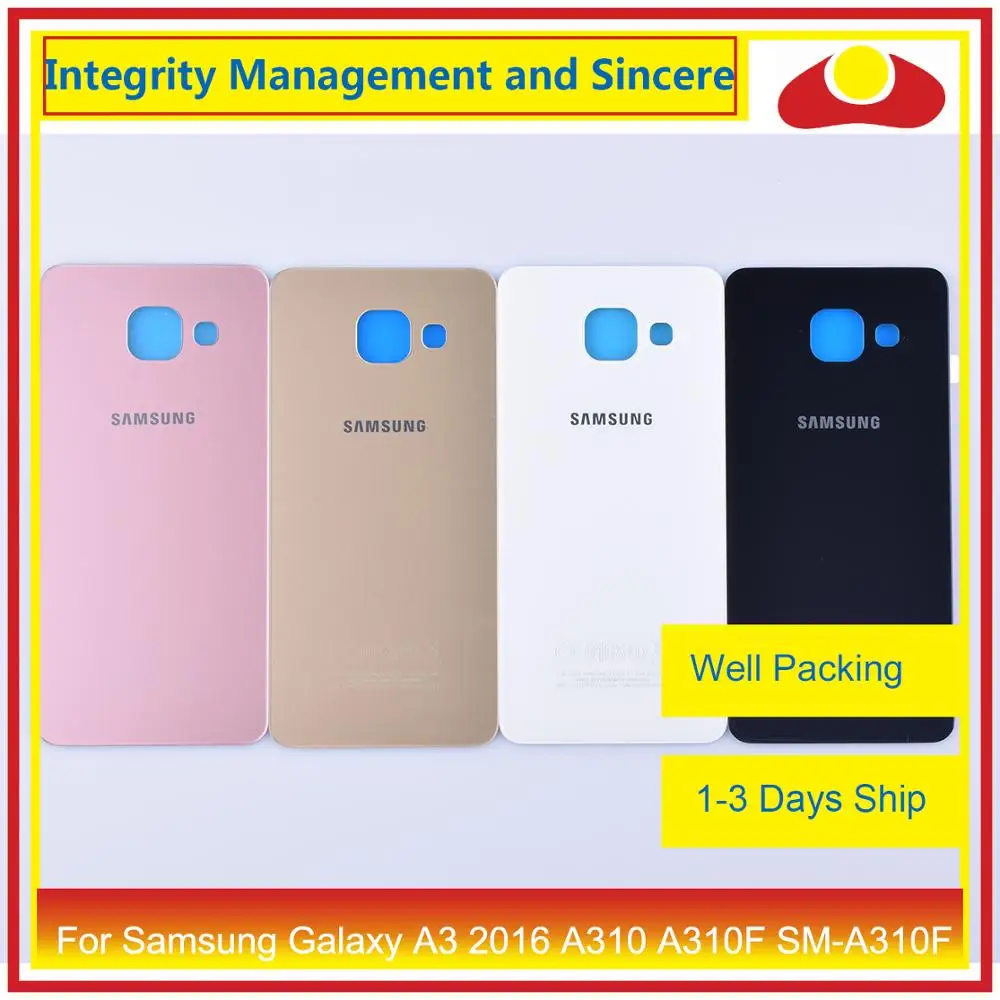 Оригинальный чехол для samsung Galaxy A3 2016 A310 A310F SM-A310F A310H задняя крышка с батарейным