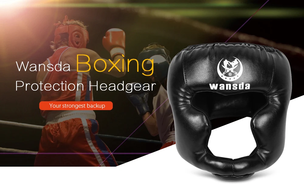 Wansda WSD - 2005 Boxing Protection Headgear Head Guard Kick Training Helmet