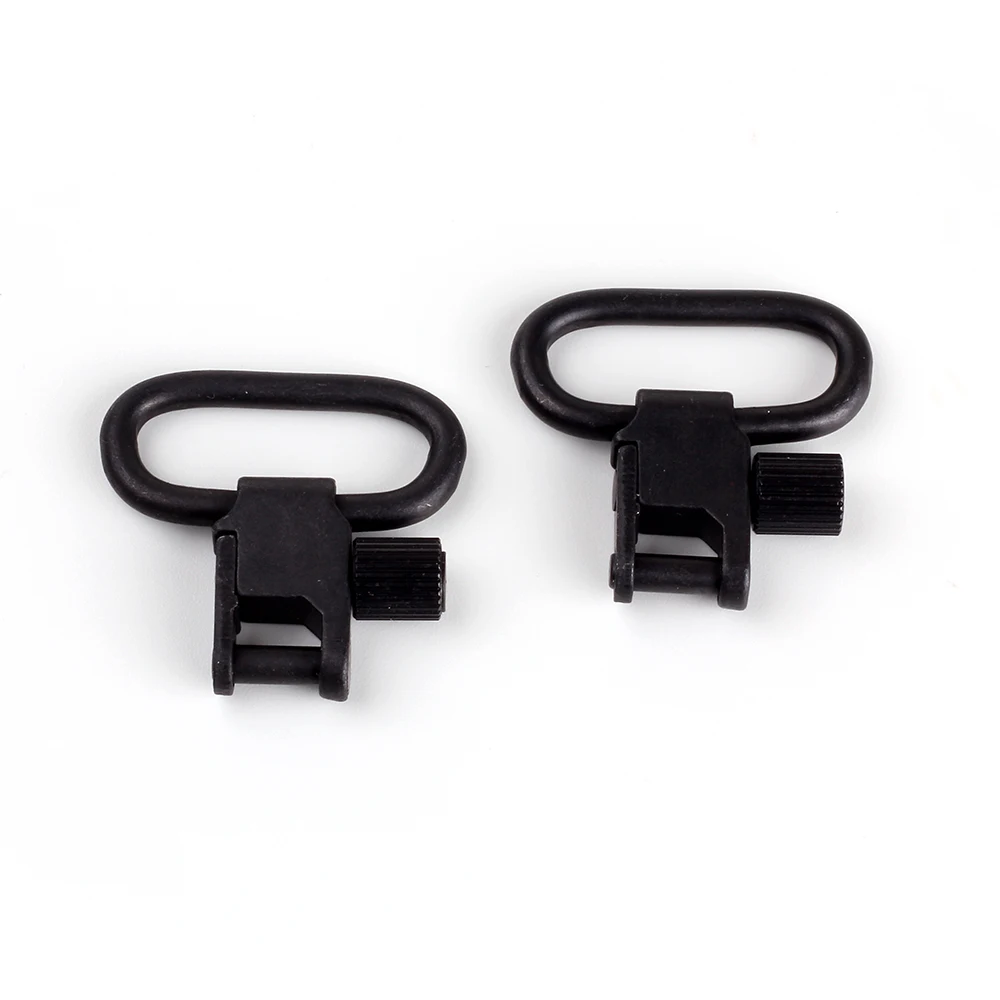 

Ohhunt Tactical 2Pcs Military QD Quick Detachable Black Super Sling Swivel Mount Set for Hunting Gun Rifle Shotgun