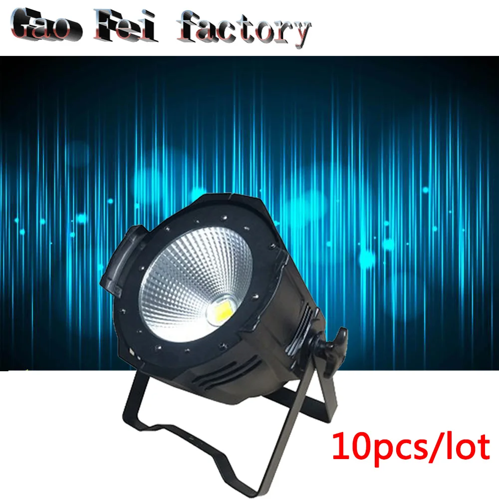 

10 pcs/lot 100W dmx led cob par light 2in1 COB LED Par LED wash light stage DMX lighting for sale led lights for parties