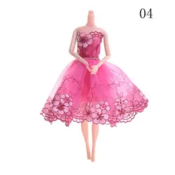 10 цветов выбрать Новейшее Модное свадебное Вечерние праздничное платье принцессы милый наряд Одежда для куклы аксессуары девочек подарок