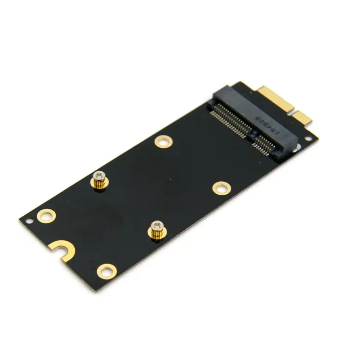

Jimier mSATA SSD to Pro Retina i Mac A1398 MC975 MC976 17+7pin SSD Convertor Card Adapter
