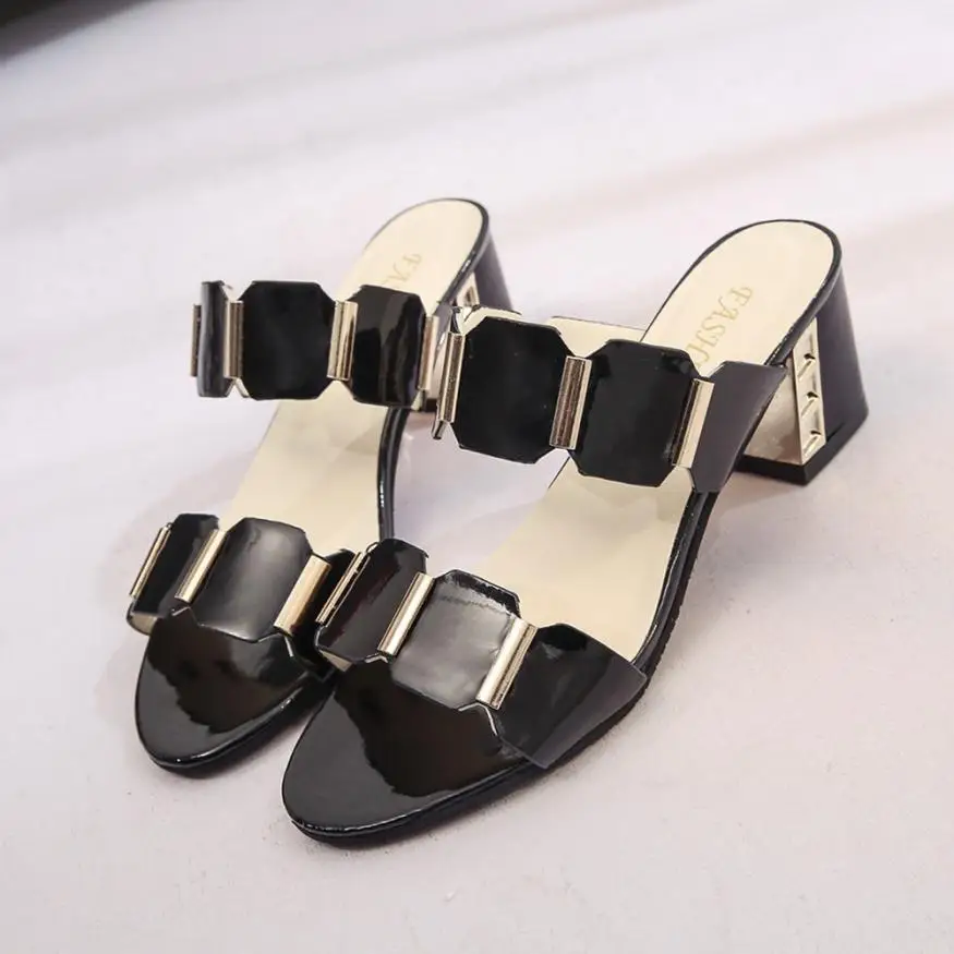 Women Fish Mouth Slipper High Heels Sandals Antiskid Toes Party Shoes Flip Flops sandals Middle-aged women s shoes O0427#30 Women Fish Mouth Slipper High Heels Sandals Antiskid Toes Party Shoes Flip Flops sandals Middle-aged women s shoes O0427#30