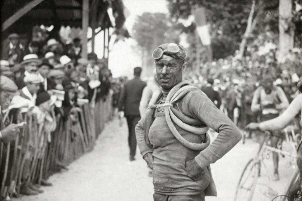 Классические настенные наклейки The peloton in 1906 для велосипеда клуба гонки на