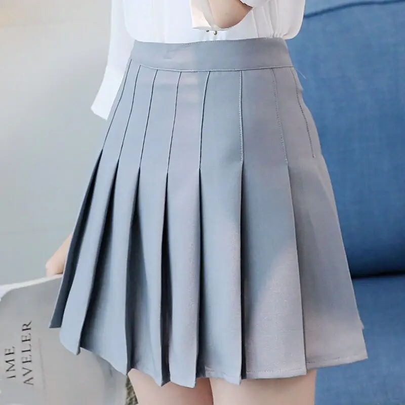 XS-XXL Twelve Colors High Waist Women Pleated Skirt Student A-Line Skirt Spring Summer Slim Plaid Skirt Safety Pants Mini Skirt XS-XXL Twelve Colors High Waist Women Pleated Skirt Student A-Line Skirt Spring Summer Slim Plaid Skirt Safety Pants Mini Skirt