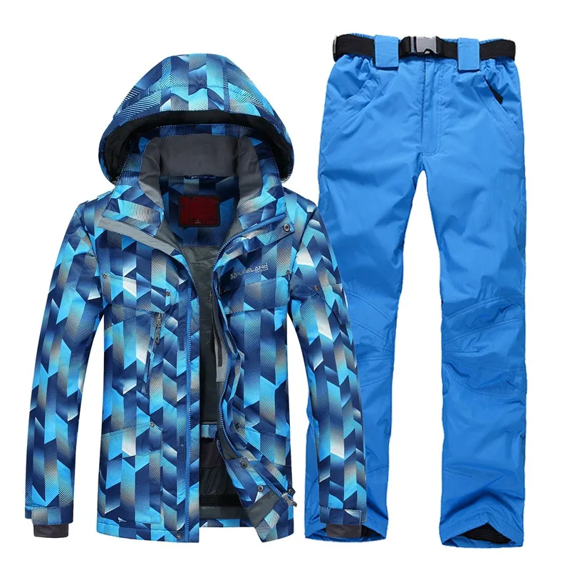 

Ski Suit, Double Veneers, Outdoor Mountaineering Clothing, Waterproof And Warm, Coat + Trousers. Free Shipping 2018