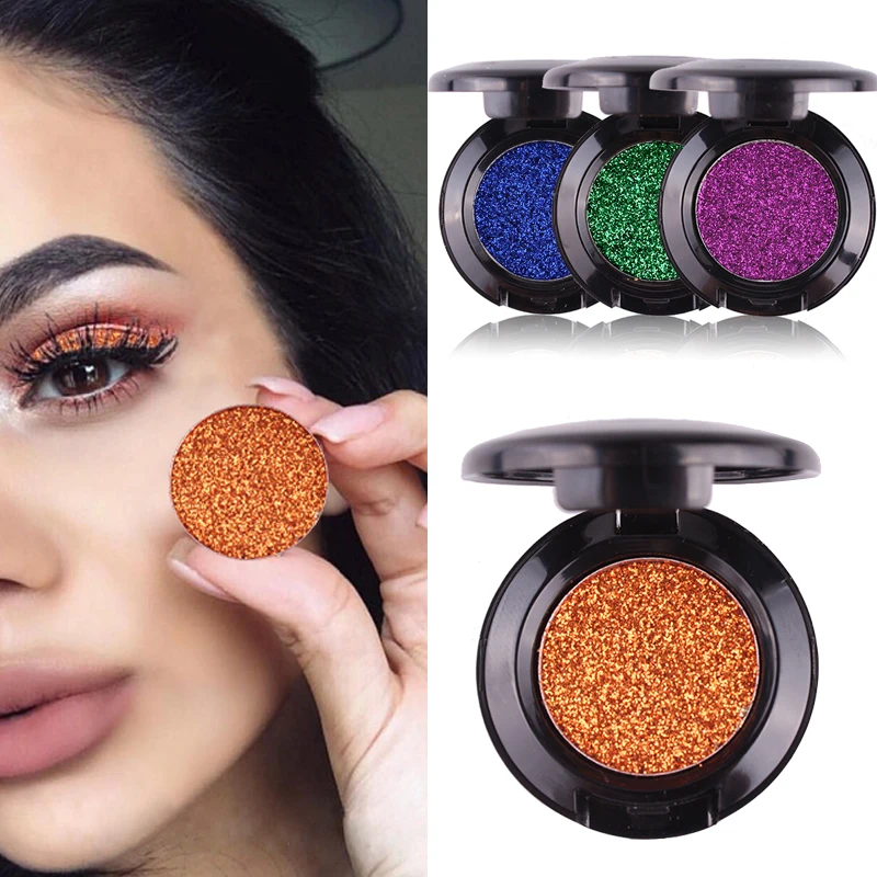 2017 Новый бренд Shimmer Eye Shadow цвет косметический водостойкий Пигмент Золотой Серебряный Синий Красный Блеск Miss Rose тени для век Палитра