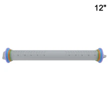 Hot Multifunctional Fondant Cake Pastry Roll Pins Thick Adjustable Silicone Rolling Pin Bakeware Tools FQ-ing