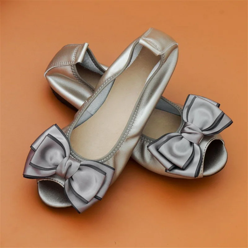 Silver Grey Gey Bow