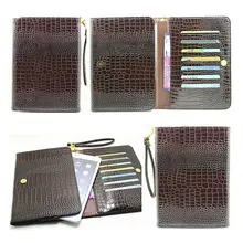 Wallet PU Leather Cover Case For Prestigio Multipad Visconte Quad 3G/ Consul 7008 4G Universal Tablet cases +Center flim KF431C