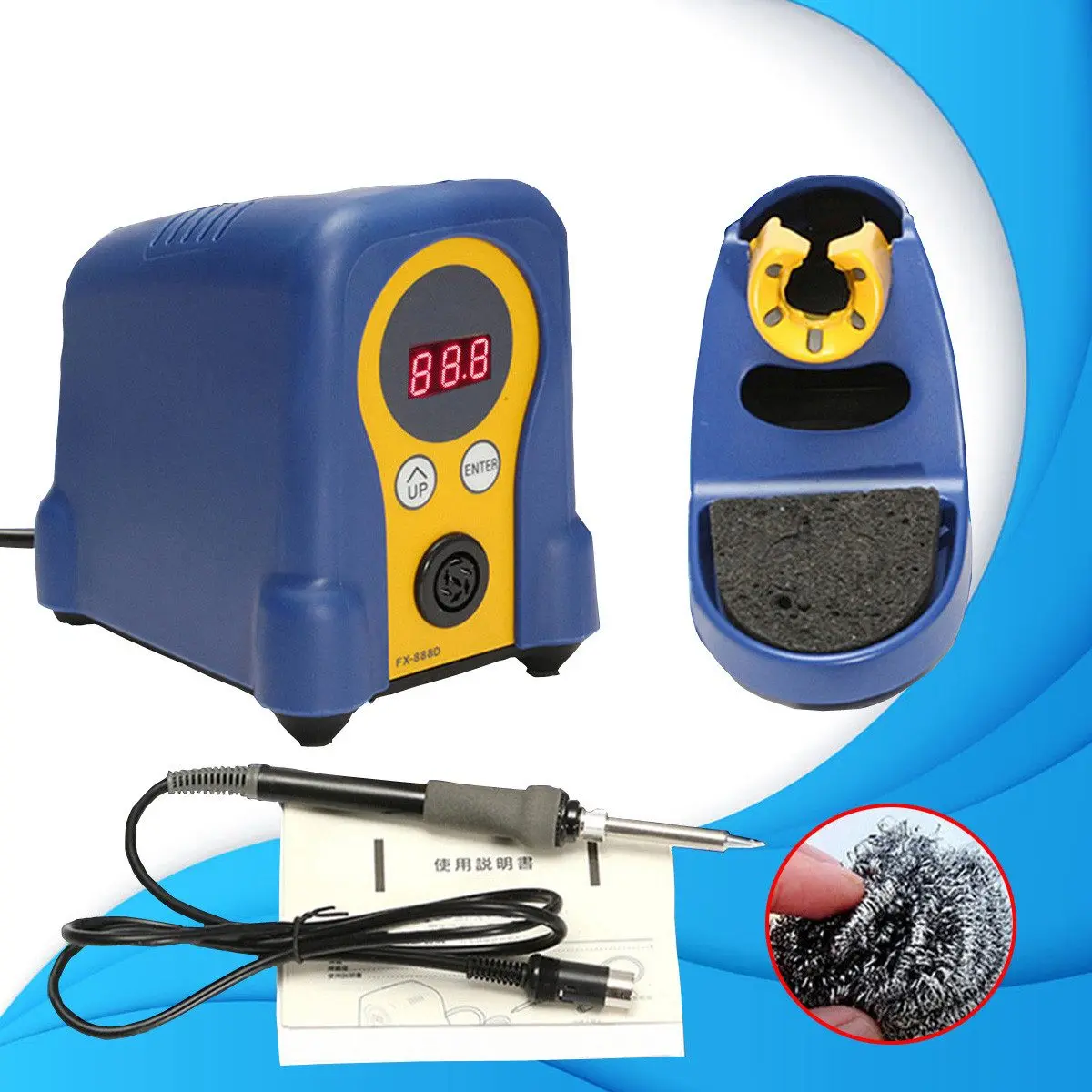

70W 220V Digital Display Soldering Station Iron With Stand Repair Tool Adjustable Temperature Control Durable Quality