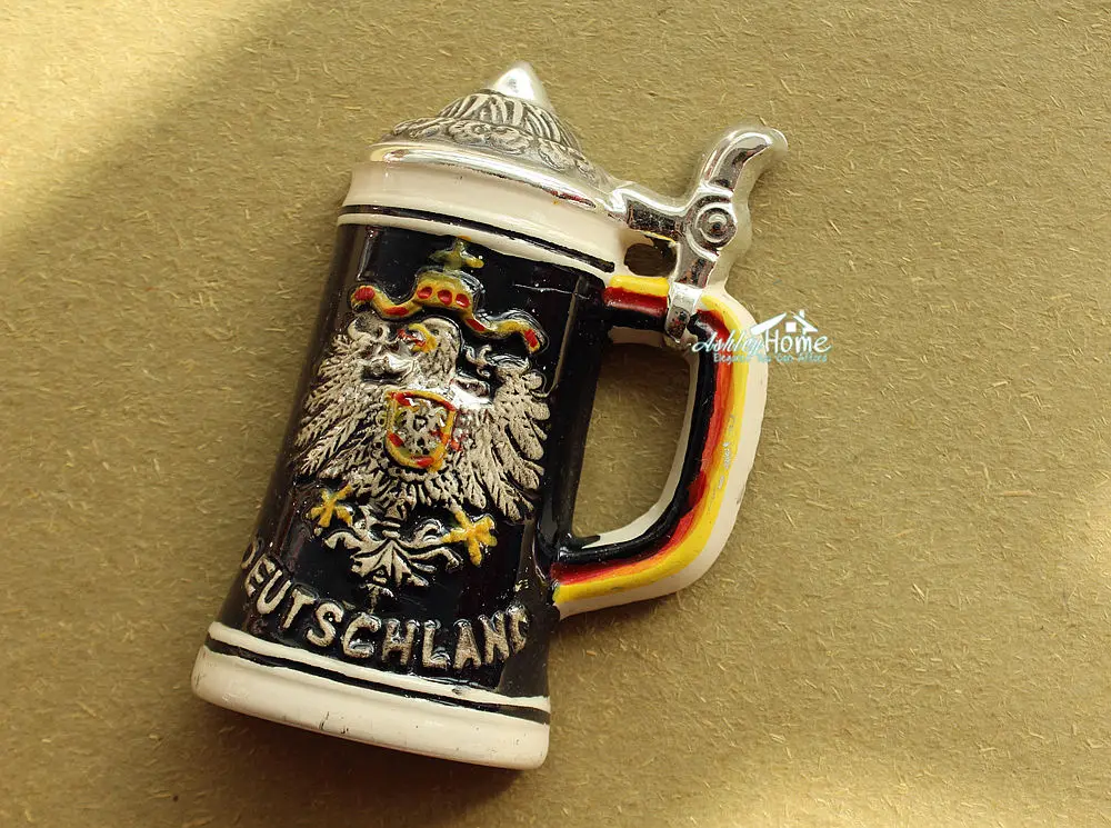 Germany Beer Stein Shaped Tourist Travel Souvenir 3D Resin Fridge
