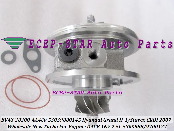 BV43 28200-4A480 53039880145 53039880127 Turbo Turbocharger For HYUNDAI H-1 Cargo Travel Grand Starex CRDI 2007- D4CB 16V 2.5L (6)