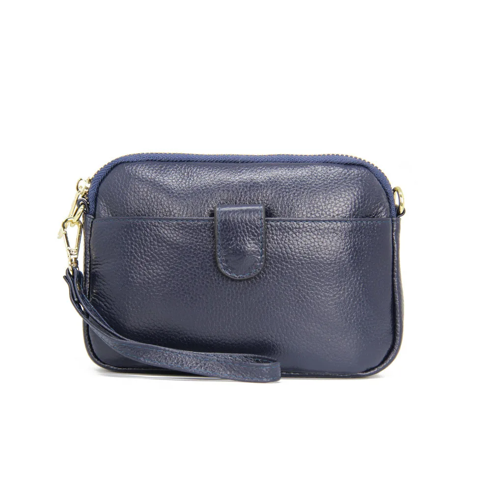 

New Leather European and American Shell Shaped Lychee Clutch