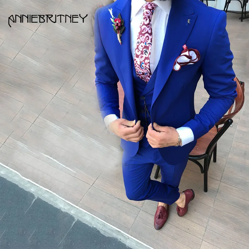 royal blue and gray outfits