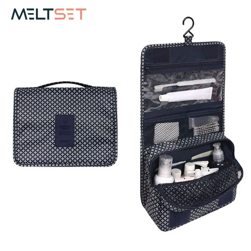 تعليق الزينة عدة واضح السفر حقيبة التخزين التجميل كاري أدوات الزينة جيوب للمرأة غسل حقيبة السفر الحمام حقيبة مستحضرات تجميل