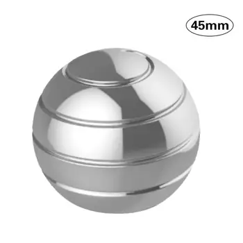 

Novelty Decompression Rotating Gyroscope Toy Desktop Rotating Ball Transfer Turn Metal Decompression Flowing Finger Toy
