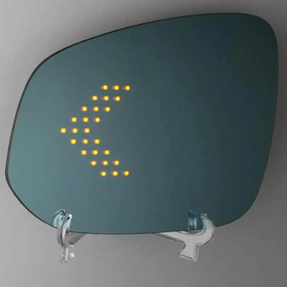 

Multi-curvature blue wide angle led arrow turn signal heat defog door rearview rear view mirror for lexus nx200 replacement part