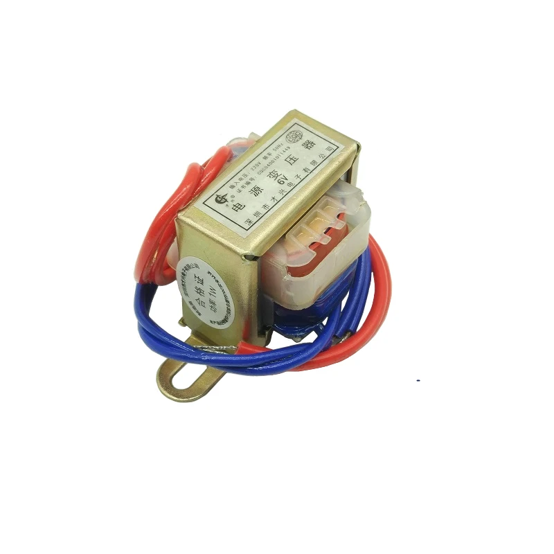 EI28 силовой трансформатор 1 Вт DB-1VA 220 В до 6 в/9 В/12 В/15 В/18 В/24 В/одиночный/двойной входное напряжение 220 В - Цвет: Single voltage 2wire