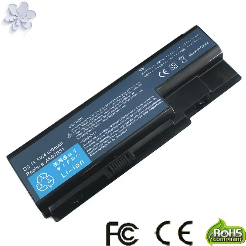 Новый аккумулятор для Acer Aspire 5315 5520 5720 5920 6920 6920G 6930 AS07B31 AS07B71 AS07B41 AS07B51 AS07BX1 ICK70 ICL50 ICW50