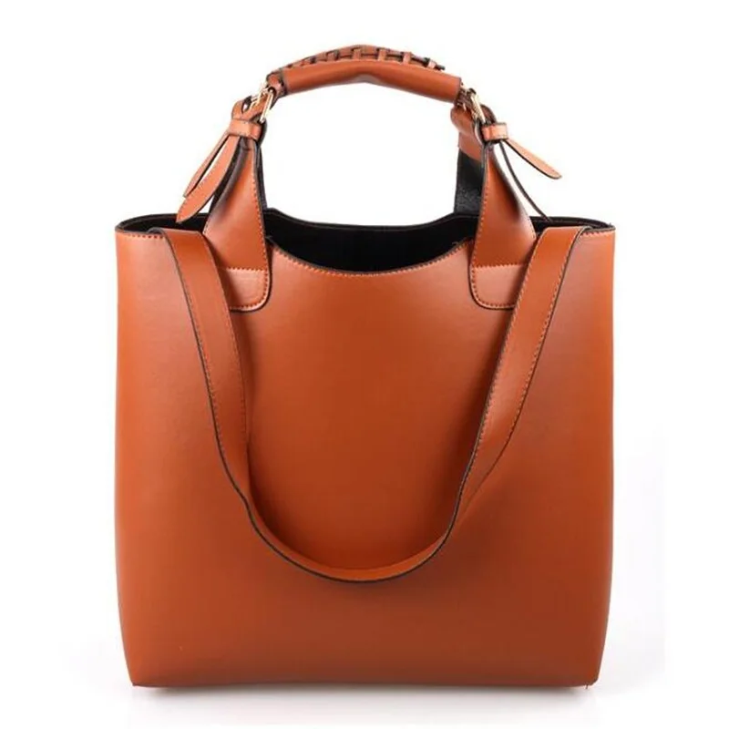 

Women Leather Handbag Lager Bucket Bag Vintage Ladies Crossbody Bags Tote Shopping Bags Bolsa Feminina Sac A Main Neverfull
