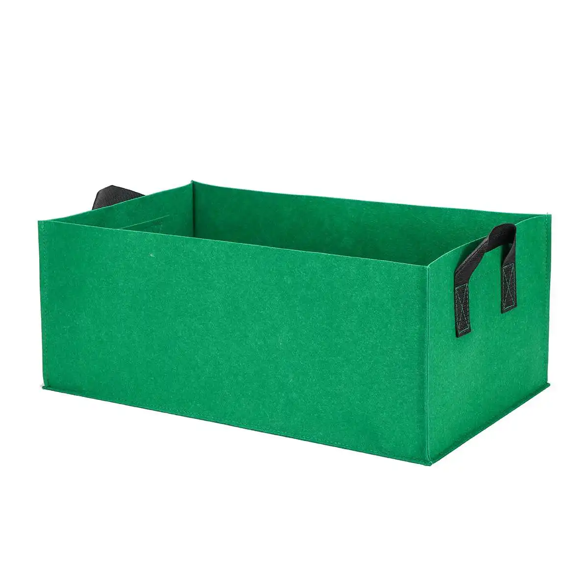 Green TypeA (Size L) Тканевая приподнятая садовая кровать, 50 галлонов, круглый контейнер для посадки, сумки для выращивания, дышащая фетровая ткань, горшок для растений, горшок для питомника - Цвет: Green TypeA (Size L)