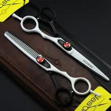 325#6 ''бренд Jason Высший сорт Парикмахерские ножницы JP 440C Профессиональные Парикмахерские ножницы для резки Thinning ножницы для волос