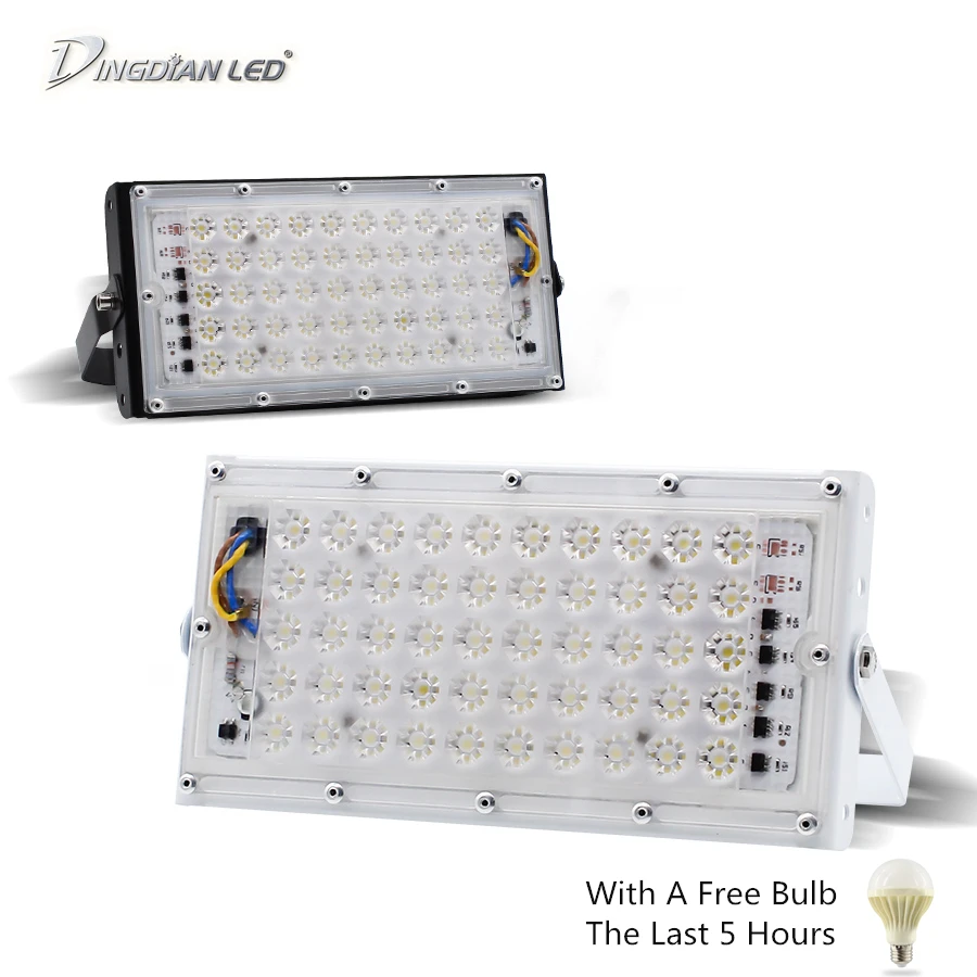 

50W FloodLights Perfect Power Outdoor Lighting LED Flood Light AC220V LED Waterproof Cold White Search Lighting IP66 Spotlight