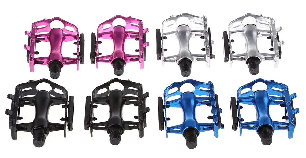 Paired Aluminum Alloy Mountain Bike Pedal Fixed GearTreadle with Ball Bearing Bicycle Accessories