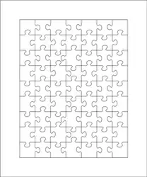 Головоломки diePuzzle die 11 "x14"-63 шт