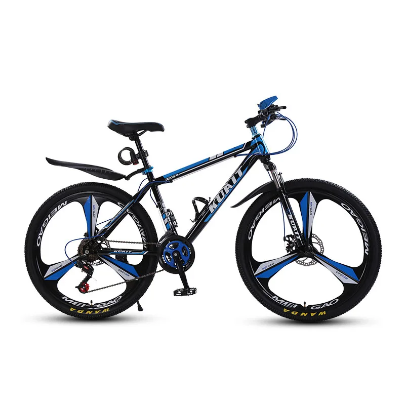 Mountain Bike Three Blade One Wheel Shock Absorber Boys And Girls Adult Mountain Bike.