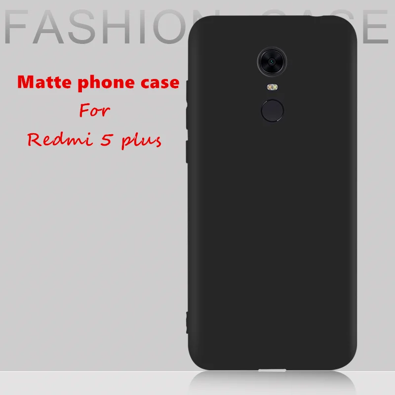 

Case For Xiaomi Redmi 5 plus 4GB 3GB Silicone color Matte soft shell Cover 5plus Global Edition 5.99inch Snapdragon625