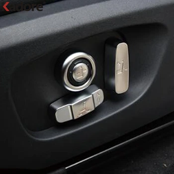 

For Jaguar F-PACE 2016 2017 2018 ABS Matte Seat Adjust Switch Button Cover Panel Trim Interior Accessories Car Styling Sticker