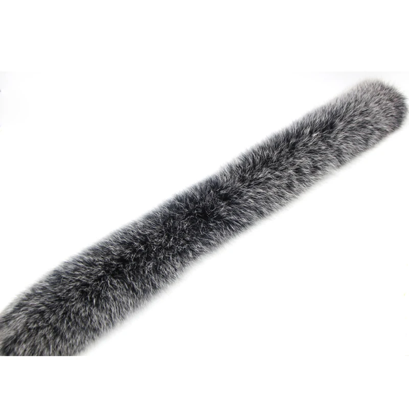 Winter-Echte-vos-bontkraag-Zwarte-vorst-kleur-Echt-oversized-bontkraag-Sjaal