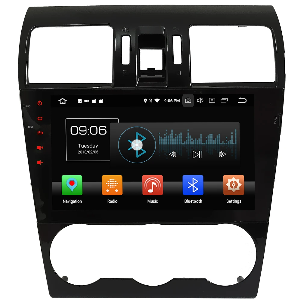 Discount KLYDE Octa Core Android 8.0 4GB RAM 32GB ROM Car DVD Multimedia Player For Subaru Forester XV WRX 2013 2014 2015 2016 2017 2018 1