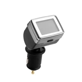 

Steelmate TP-79 DIY Wireless TPMS Tire Pressure Monitoring System with Adjustable LCD Display Cigarette Plug Diverter Bar PSI