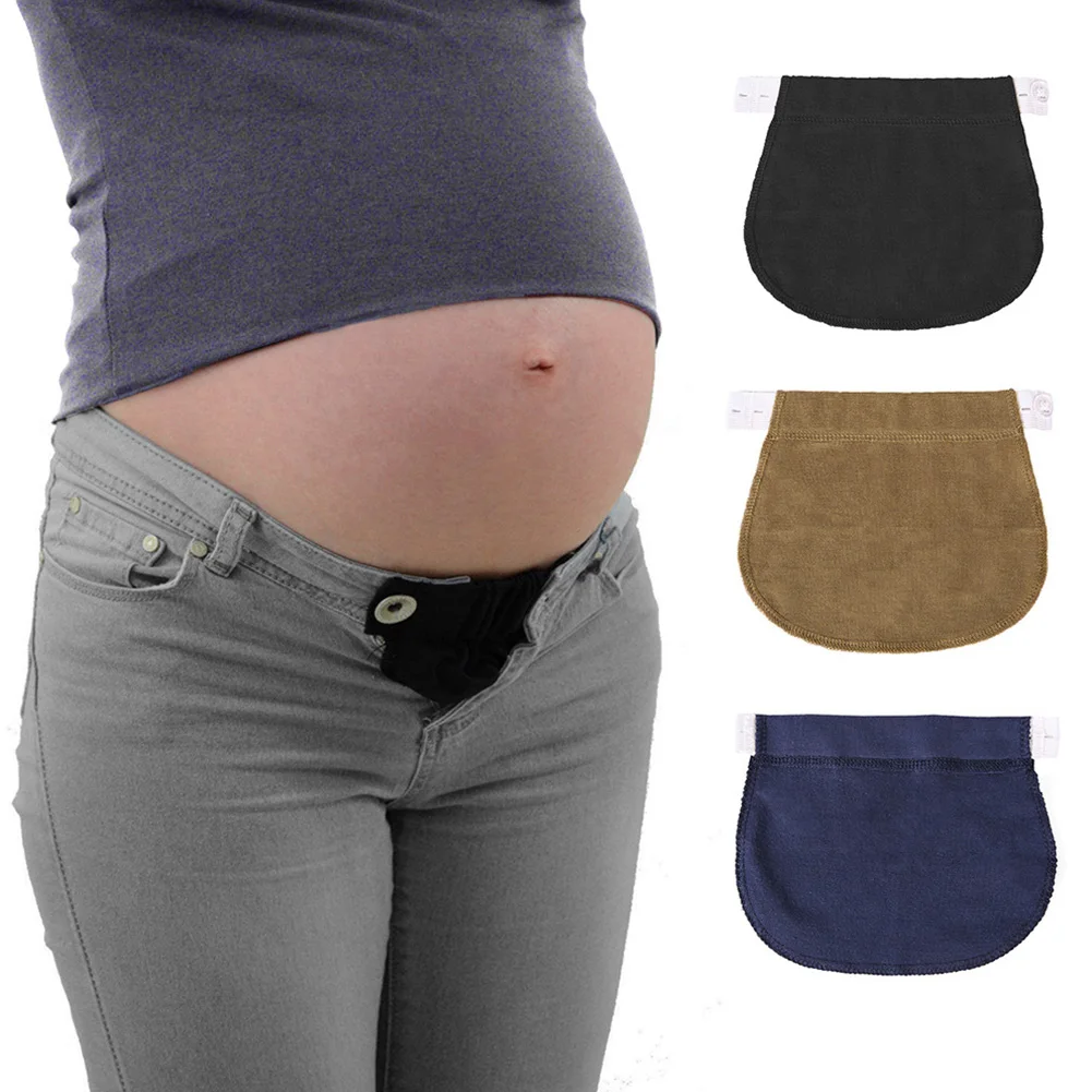 

Belt Pants Pregnancy Waistband Waist Elastic Jeans Soft Maternity Extender Adjustable