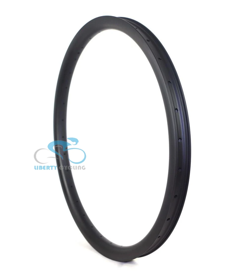 

DEERACE 1 pair of 29er 27.5er 25mm x 42mm Clincher Hookless Carbon MTB Bicycle Wheel Rims Tubeless for ENDURO/DH, 3mm OFFSET