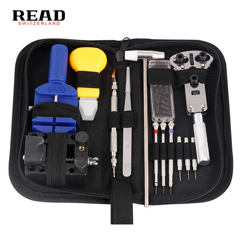 

14 /16 pieces watch repair tool Kit Pin Set Watch Case Opener Link Spring Bar Remover Screwdriver Tweezer Watchmaker Dedicated